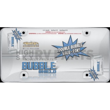 Cruiser License Plate Cover - Acrylic Clear - 72101-1