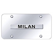 Automotive Gold License Plate - Milan Stainless Steel - MLNNCC