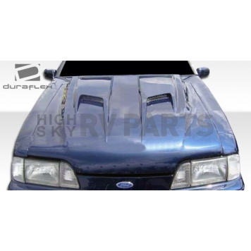 Extreme Dimensions Hood - Primered Fiberglass Black - 104823