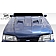 Extreme Dimensions Hood - Primered Fiberglass Black - 104823
