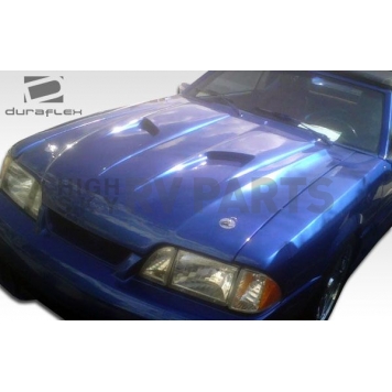 Extreme Dimensions Hood - Primered Fiberglass Black - 104823-1