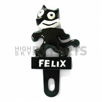 Vintage Parts License Plate Topper - Cast Alloy Felix The Cat - 9223