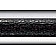 Cowles Products Side Molding - Black With Silver Trim PVC Plastic Matte With Chrome Plated Trim - 2553001