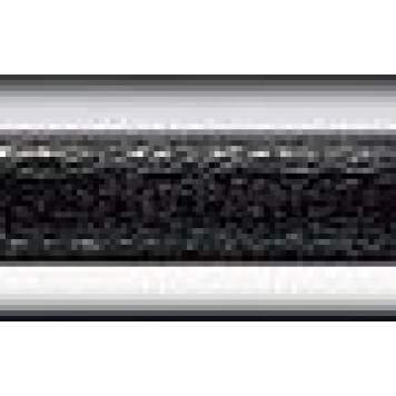 Cowles Products Side Molding - White With Silver Trim PVC Plastic Matte With Chrome Plated Trim - 2553002-1