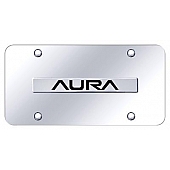 Automotive Gold License Plate - Aura Stainless Steel - AURANCC