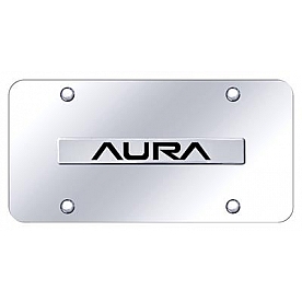 Automotive Gold License Plate - Aura Stainless Steel - AURANCC