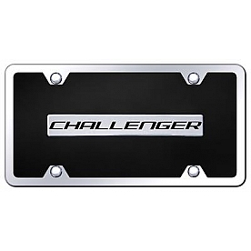Automotive Gold License Plate - Challenger Acrylic - BCHACBK