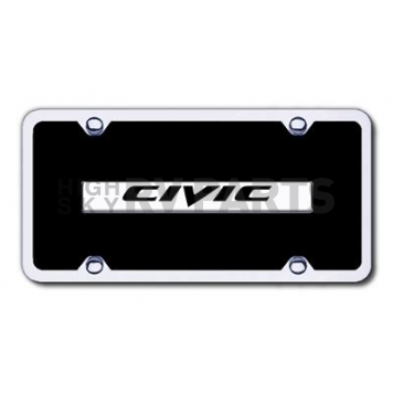 Automotive Gold License Plate - Civic Acrylic - BCIVCBMK