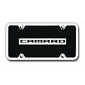 Automotive Gold License Plate - Camaro Acrylic - BCMRCBK