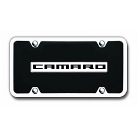 Automotive Gold License Plate - Camaro Acrylic - BCMRCBK