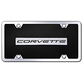 Automotive Gold License Plate - Corvette C5 Acrylic - BCOV5CBK