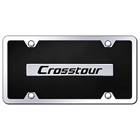 Automotive Gold License Plate - Crosstour Acrylic - BCRTCBK