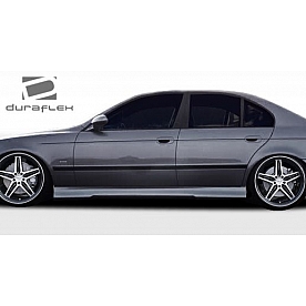 Extreme Dimensions Side Skirt - Primered Fiberglass Reinforced Plastic Black Set of 2 - 106869