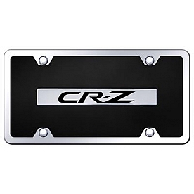Automotive Gold License Plate - CRZ Acrylic - BCRZCBK