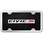Automotive Gold License Plate - Civic SI Acrylic - BCSICBK