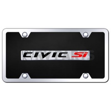 Automotive Gold License Plate - Civic SI Acrylic - BCSICBK
