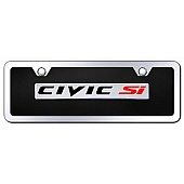 Automotive Gold License Plate - Civic SI Acrylic - BCSICBMK
