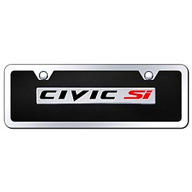 Automotive Gold License Plate - Civic SI Acrylic - BCSICBMK