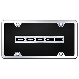 Automotive Gold License Plate - Dodge Acrylic - BDODCBK