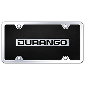 Automotive Gold License Plate - Durango Acrylic - BDURCBK