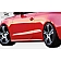 Extreme Dimensions Side Skirt - Primered Fiberglass Reinforced Plastic Black Set of 2 - 107522