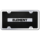 Automotive Gold License Plate - Element Acrylic - BELECBK