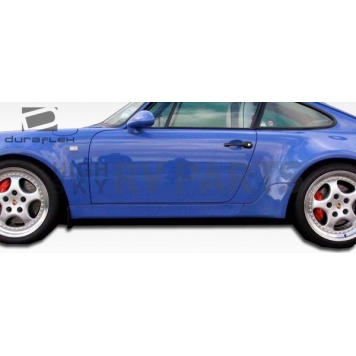 Extreme Dimensions Side Skirt - Primered Fiberglass Reinforced Plastic Black Set of 2 - 105389