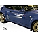 Extreme Dimensions Side Skirt - Primered Fiberglass Reinforced Plastic Black Set of 2 - 105389