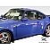 Extreme Dimensions Side Skirt - Primered Fiberglass Reinforced Plastic Black Set of 2 - 105389