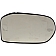 Help! By Dorman Exterior Mirror Glass Rectangular Power Single - 56362
