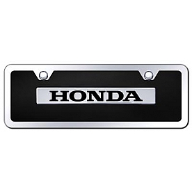 Automotive Gold License Plate - Honda Acrylic - BHONCBMK
