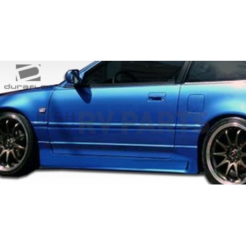 Extreme Dimensions Side Skirt - Primered Fiberglass Reinforced Plastic Black Set of 2 - 105548-1