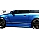 Extreme Dimensions Side Skirt - Primered Fiberglass Reinforced Plastic Black Set of 2 - 105548