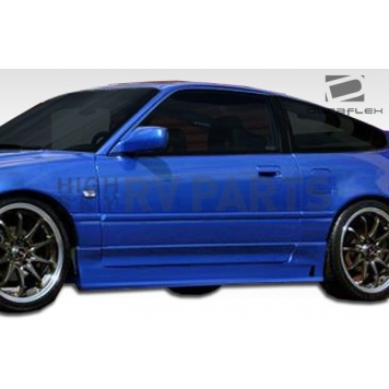 Extreme Dimensions Side Skirt - Primered Fiberglass Reinforced Plastic Black Set of 2 - 105548-2
