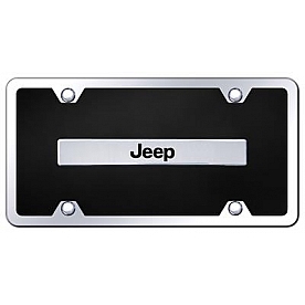 Automotive Gold License Plate - Jeep Acrylic - BJEECBK