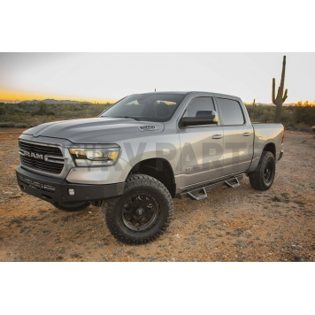 Raptor Series Nerf Bar Black Matte Powder Coated Steel - RTS37DG-2