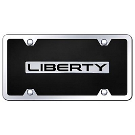 Automotive Gold License Plate - Liberty Acrylic - BLIBCBK