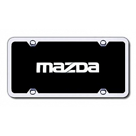 Automotive Gold License Plate - Mazda Acrylic - BMAZCBK