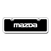 Automotive Gold License Plate - Mazda Acrylic - BMAZCBMK