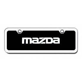 Automotive Gold License Plate - Mazda Acrylic - BMAZCBMK