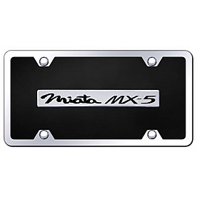 Automotive Gold License Plate - Miata MX5 Acrylic - BMIACBK
