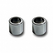 Bores Bumper Guide Light Lens Cap Silver Set Of 2 - 1500