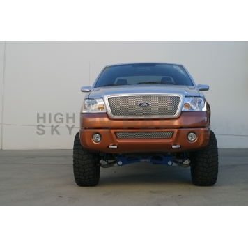 Street Scene Bumper Grille Insert Mesh Brushed Silver Aluminum - 95077833-1
