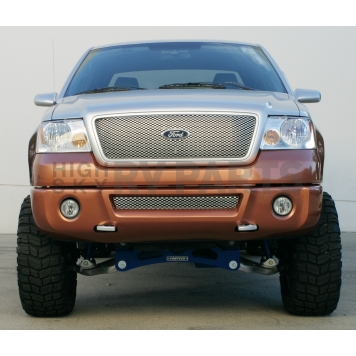 Street Scene Bumper Grille Insert Mesh Brushed Silver Aluminum - 95077833-2