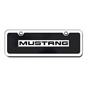 Automotive Gold License Plate - Mustang Acrylic - BMUSCBMK