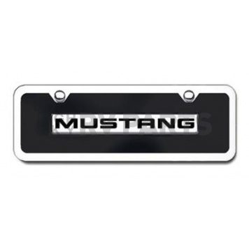Automotive Gold License Plate - Mustang Acrylic - BMUSCBMK