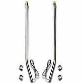 Bores Bumper Guide With LED Amber Parking/ Turn Signal Indicator Tip Set Of 2 - 728111