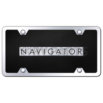 Automotive Gold License Plate - Navigator Acrylic - BNAVCBK