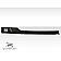 Extreme Dimensions Side Skirt - Primered Fiberglass Reinforced Plastic Black Set of 2 - 106489
