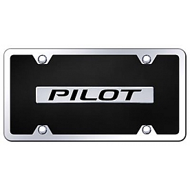 Automotive Gold License Plate - Pilot Acrylic - BPILCBK